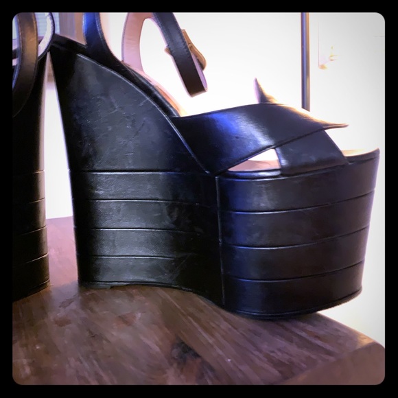 Gucci Napa CHARLOTTE HIGH☝🏼PLATFORMS - Picture 3 of 8